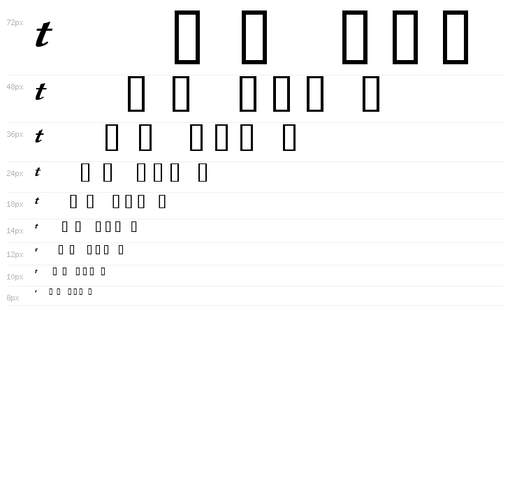 CaslonProBlackSSK Italic Waterfall