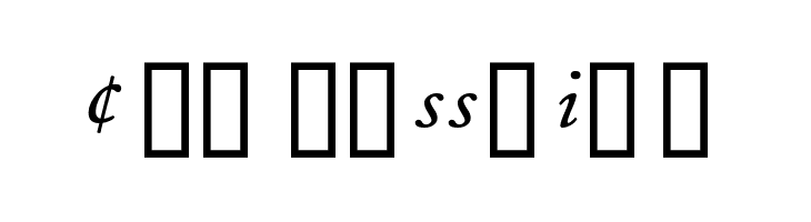 CaslonProSSK Italic  Скачать бесплатные шрифты