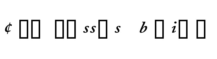CaslonProSSK SemiBoldItalic  免费字体下载