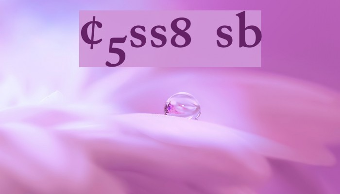 CaslonProSSK SemiBold Font examples