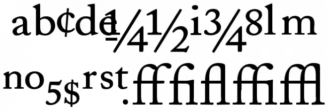 CaslonProSSK Font Litere mari