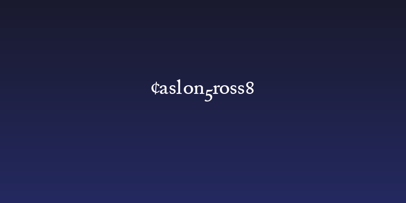 CaslonProSSK Social Header