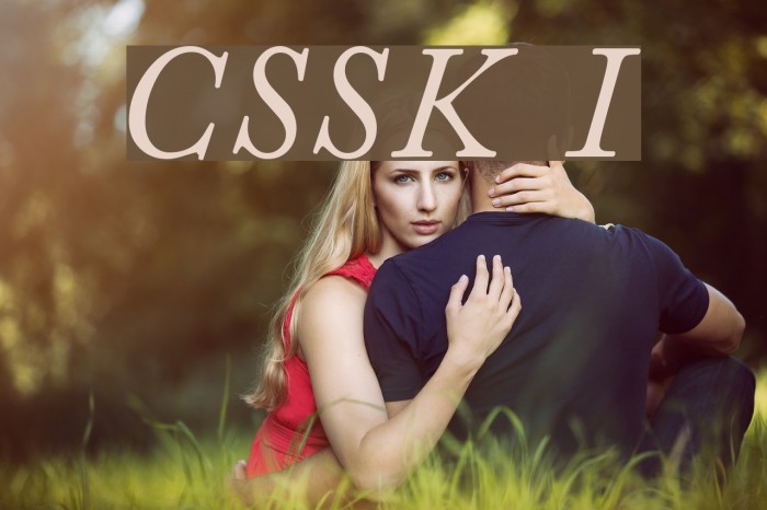 CaslonSSK Italic Font examples