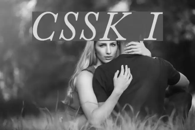 CaslonSSK Italic Font examples