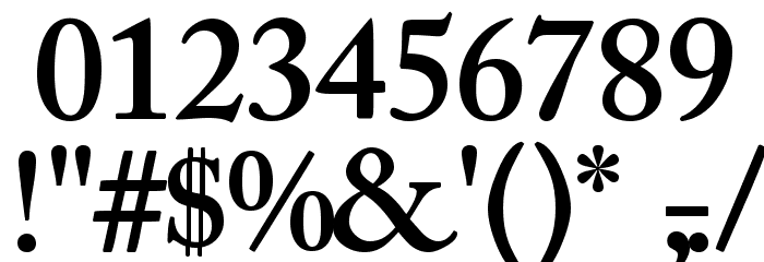 CaslonSSK SemiBold Font OTHER CHARS