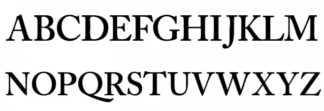 CaslonSSK SemiBold Шрифта ВЕРХНИЙ