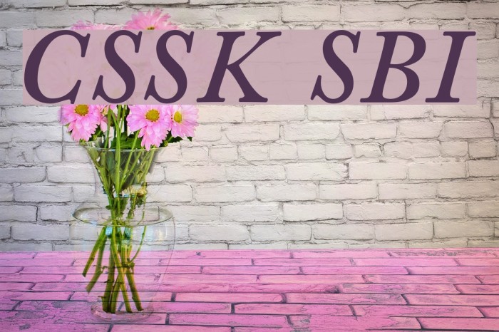 CaslonSSK SemiBoldItalic Font examples