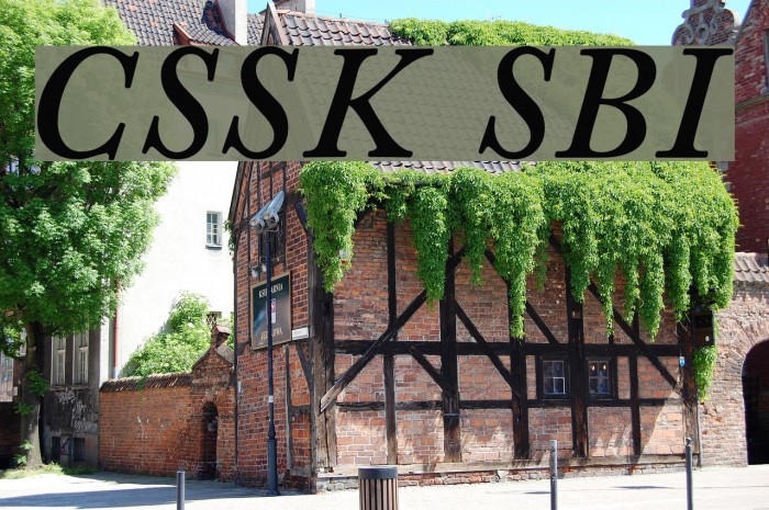 CaslonSSK SemiBoldItalic Font examples