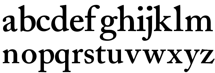CaslonSSK SemiBold Font LOWERCASE