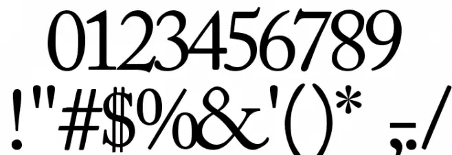 CaslonSSK Font OTHER CHARS