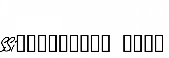 CaslonSwashBlackSCapsSSK Italic Font OTHER CHARS