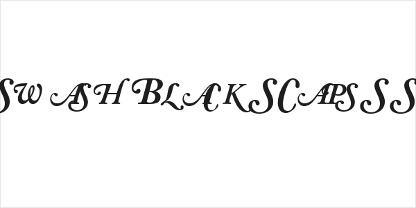 CaslonSwashBlackSCapsSSK Italic Logo