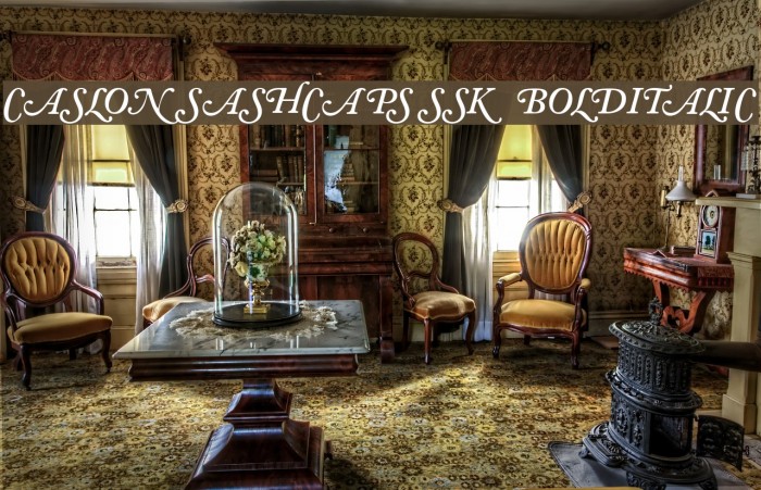 CaslonSwashCapsSSK BoldItalic Example 3