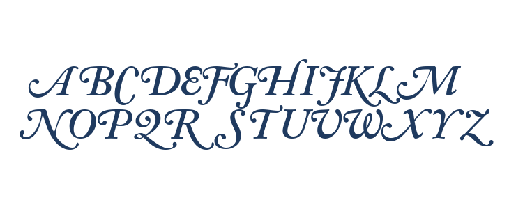 CaslonSwashCapsSSK BoldItalic Lowercase