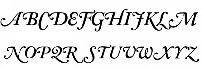 CaslonSwashSCapsSSK SemiBoldItalic Schriftart Groß