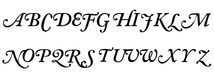 CaslonSwashSCapsSSK SemiBoldItalic Font LOWERCASE