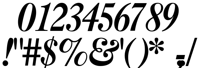 CaslonThreeSSK Italic Font OTHER CHARS