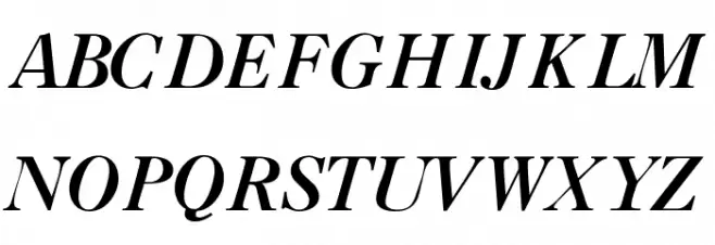 CaslonThreeSSK Italic Schriftart Groß