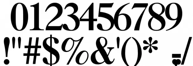 CaslonThreeSSK Font OTHER CHARS