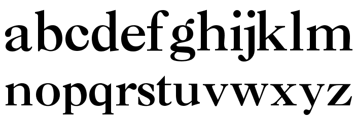 CaslonThreeSSK Font LOWERCASE