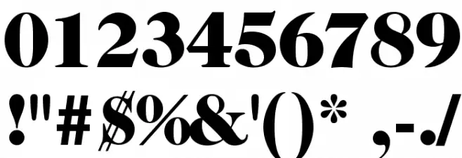 CaslonTwoBlackSSK Font OTHER CHARS