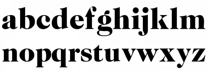 CaslonTwoBlackSSK Caratteri MINUSCOLO