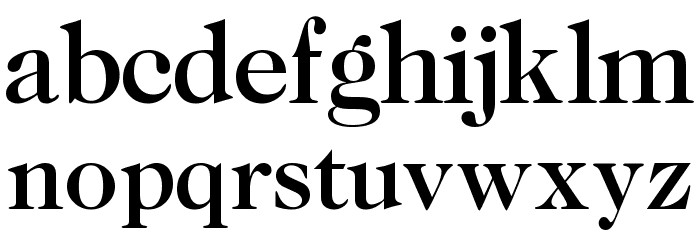 CaslonTwoMediumSSK Font LOWERCASE