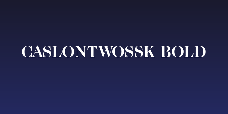 CaslonTwoSSK Bold Social Header