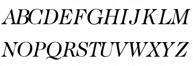CaslonTwoSSK Italic Fonte MAIÚSCULAS