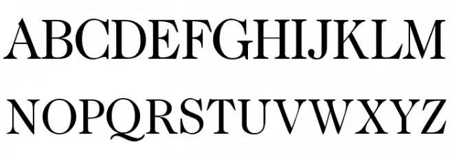 CaslonTwoSSK Font Litere mari
