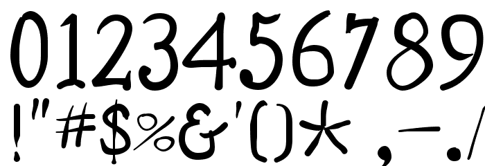 Caslonia Font OTHER CHARS