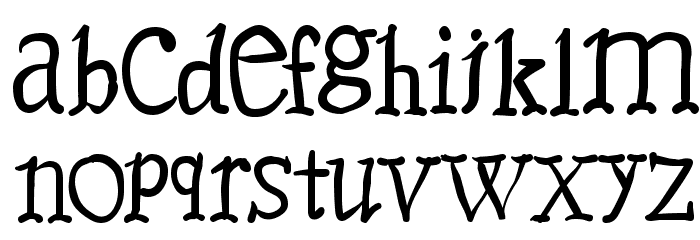 Caslonia Font LOWERCASE
