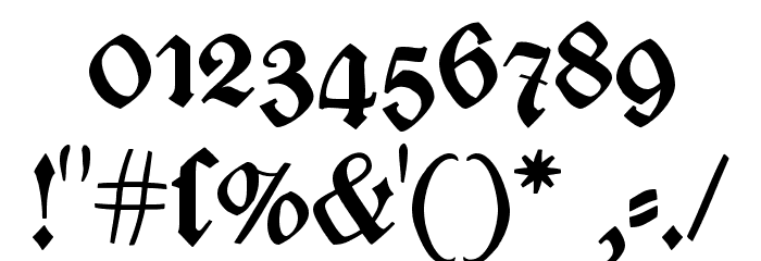 CaslonishFraxx Font OTHER CHARS