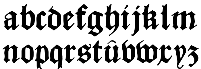 CaslonishFraxx Font LOWERCASE