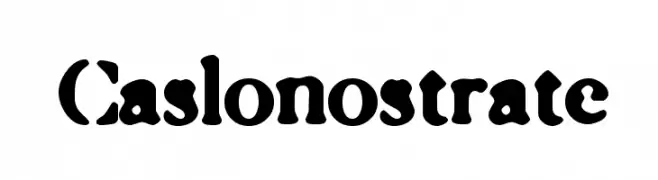 Caslonostrate  baixar fontes gratis