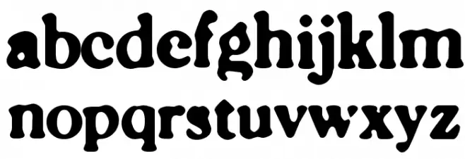 Caslonostrate फ़ॉन्ट लोअरकेस