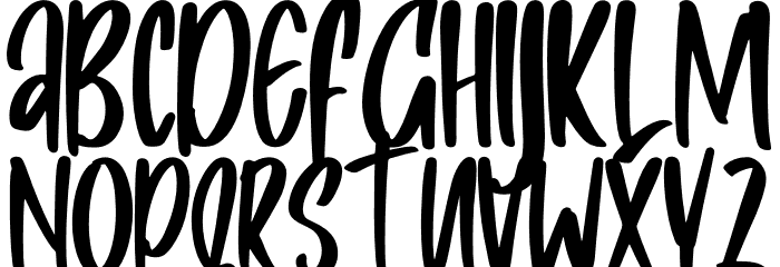 Caslya Font UPPERCASE