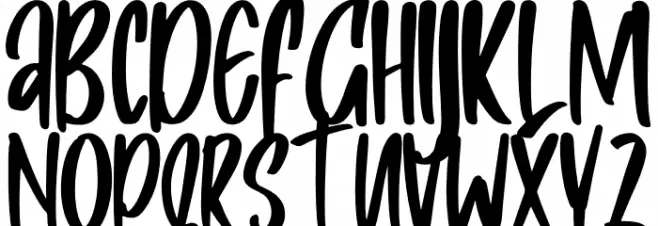 Caslya Font UPPERCASE
