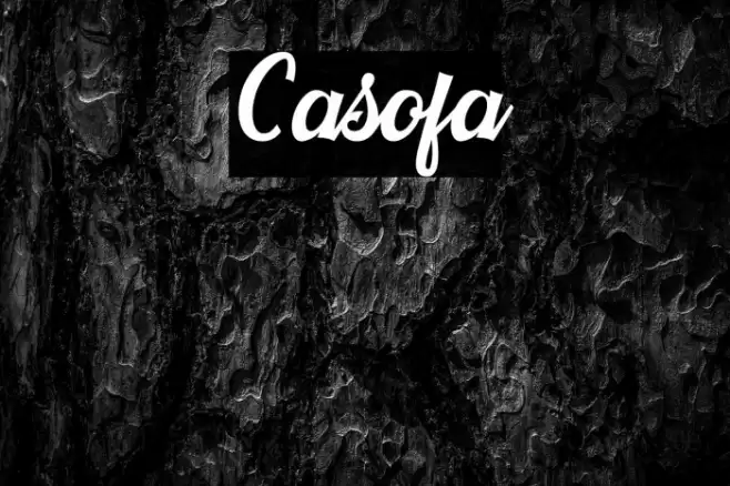 Casofa Font examples