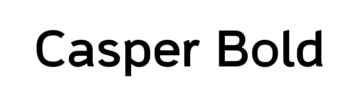 Casper Bold Polices