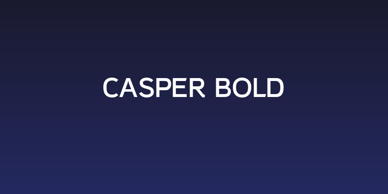 Casper Bold Social Header
