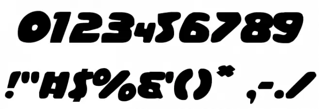 Casper Comics Solid Schriftart Anderer Schreiben