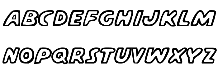 Casper Comics Font LOWERCASE