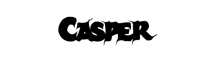 Casper  フリーフォントのダウンロード