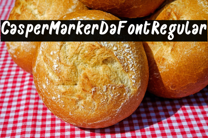 CasperMarkerDaFontRegular Example 2