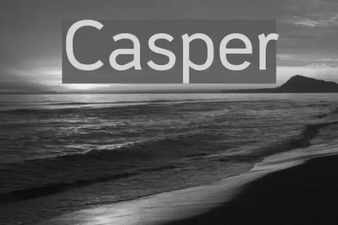 Casper Font examples