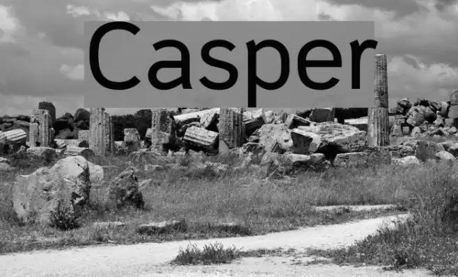 Casper Font examples