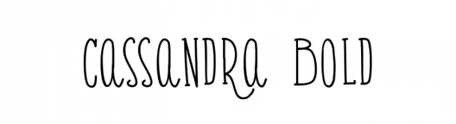 Cassandra Bold  Frei Schriftart Herunterladen