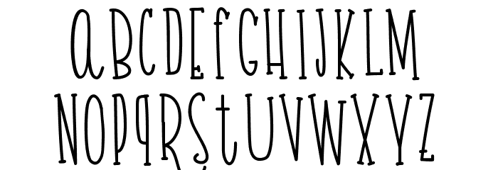 Cassandra Bold Font LOWERCASE