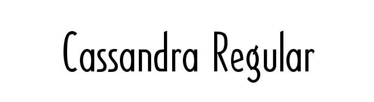 Cassandra Regular Font